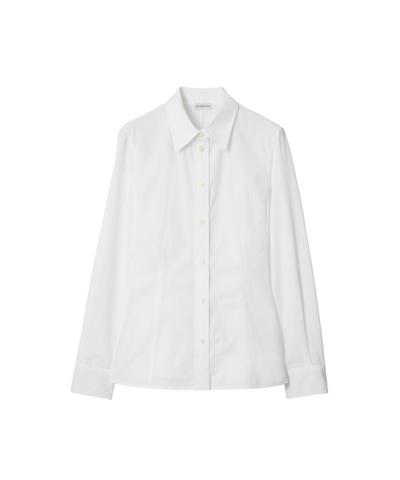 スリムフィット コットンポプリンシャツ