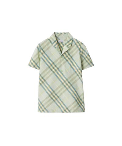 チェック コットンシャツ