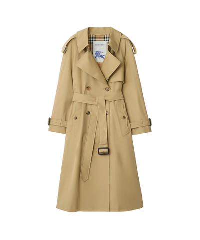 ロング ギャバジン フィッツロヴィア トレンチコート