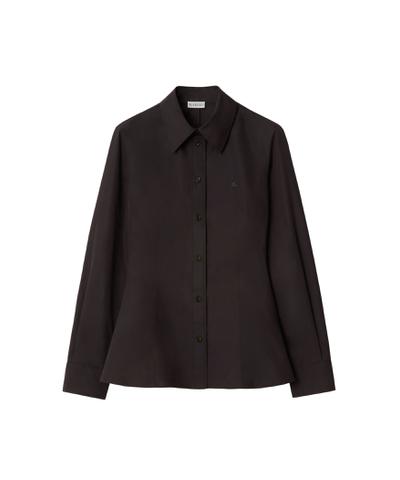 スリムフィット コットンポプリンシャツ