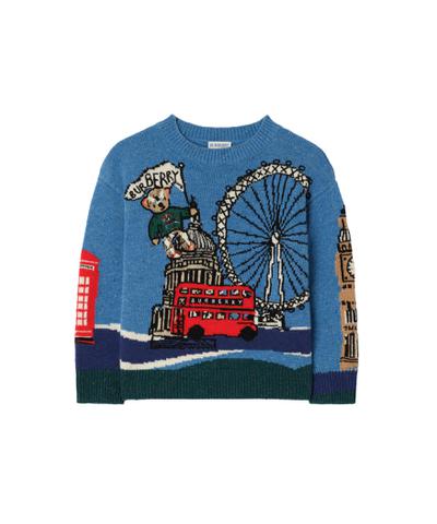 ロンドンベア ウールブレンドセーター