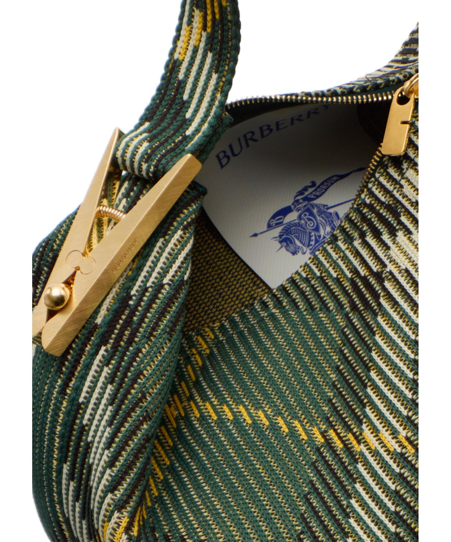 BURBERRY ミディアム ペグ ダッフル ハンドバッグ ミディアム ペグ ダッフルバッグ (アイビー) - ウィメンズ