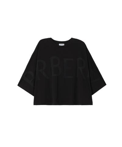 ロゴ コットンブレンド Tシャツ