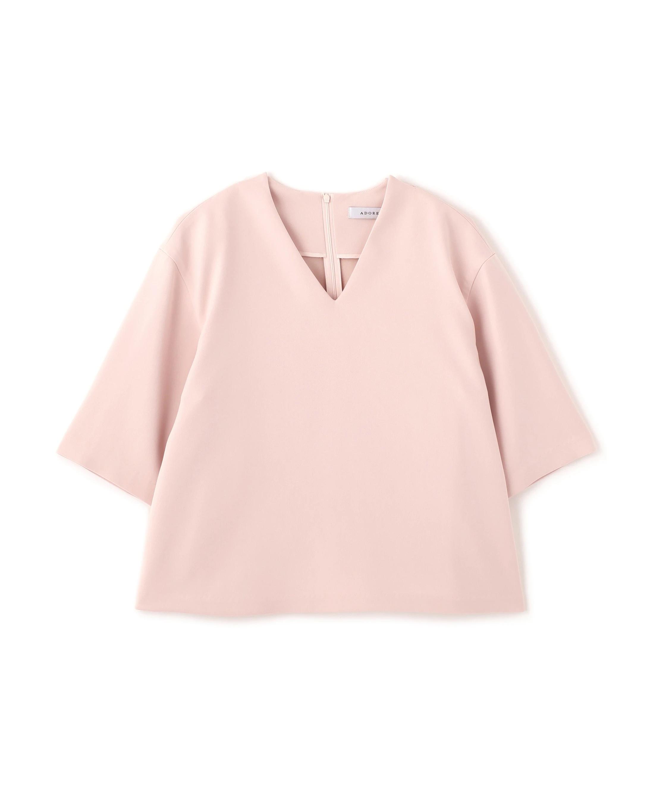【ADORE 】半袖ブラウス ピンク ADORE 】半袖ブラウス ピンク ADORE｜アドーア（レディース）の