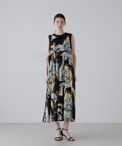 パナマプリントワンピース