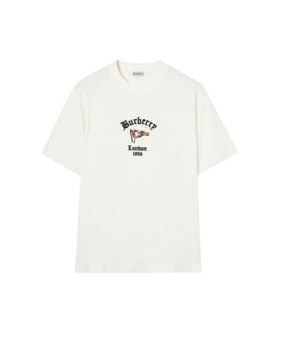 チェック フラッグ コットンTシャツ