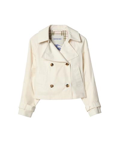 クロップド ライトウェイト レディブルック トレンチジャケット□