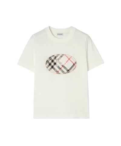 チェック ナイトスタンプ コットンTシャツ