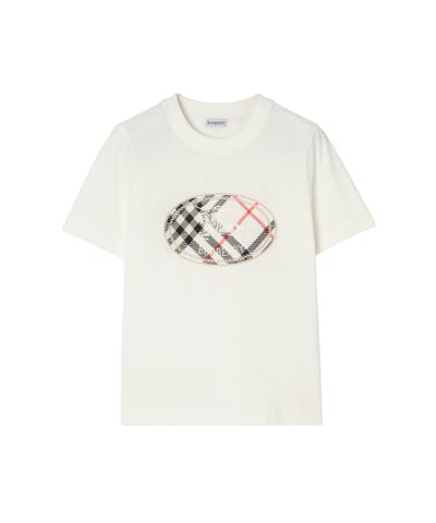 チェック ナイトスタンプ コットンTシャツ