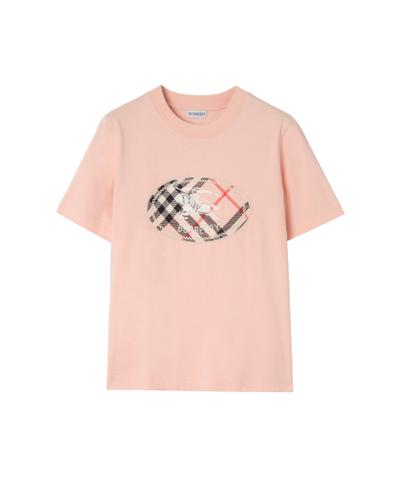 チェック ナイトスタンプ コットンTシャツ