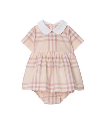 チェック コットンポプリン ドレス ウィズ ブルマー