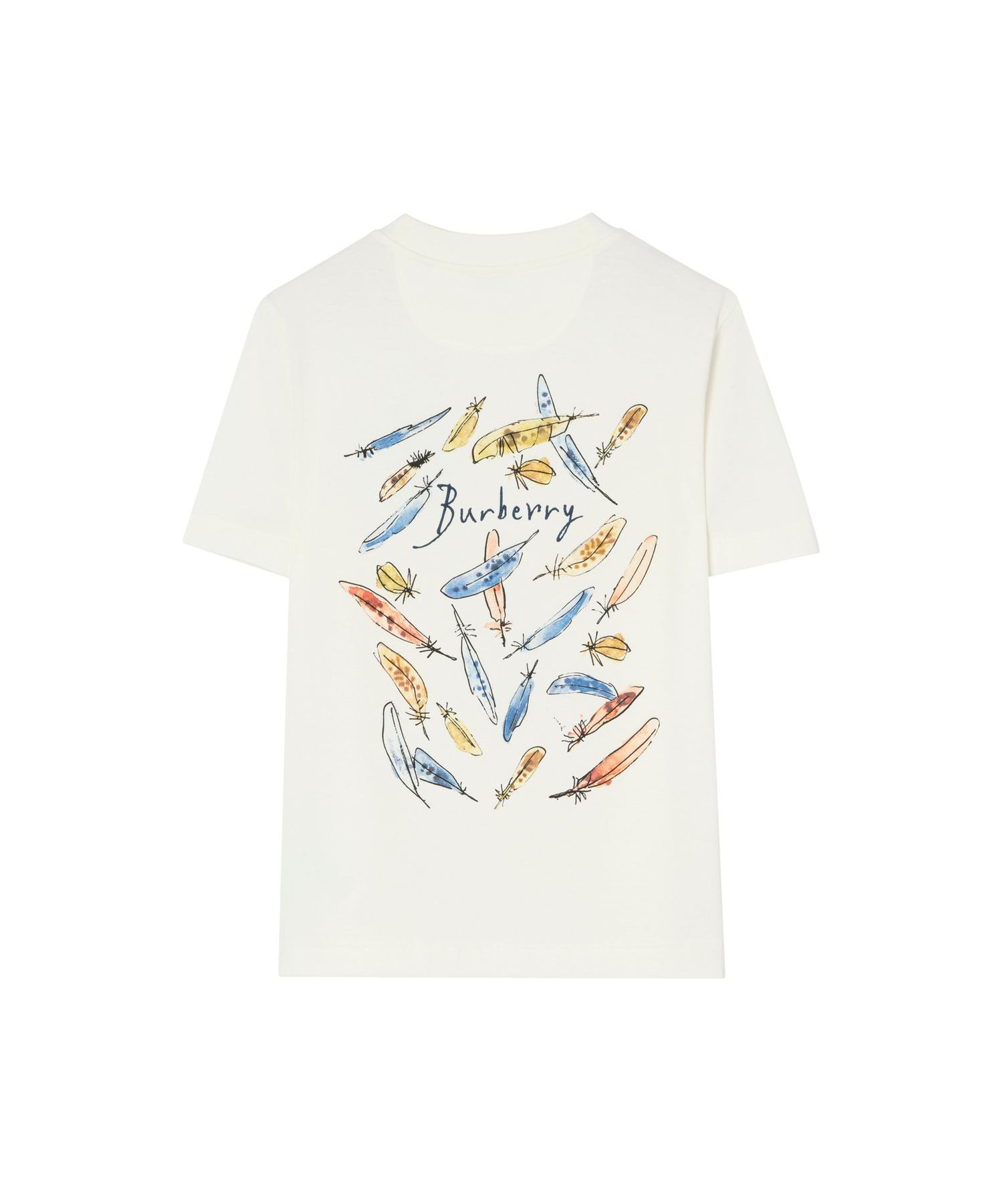 フェザープリント コットンTシャツ(O10785791)｜阪急百貨店公式通販