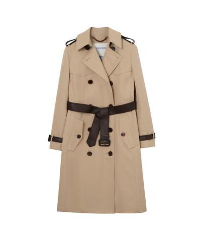 ロング シルクコットン フォックスフィールド トレンチコート