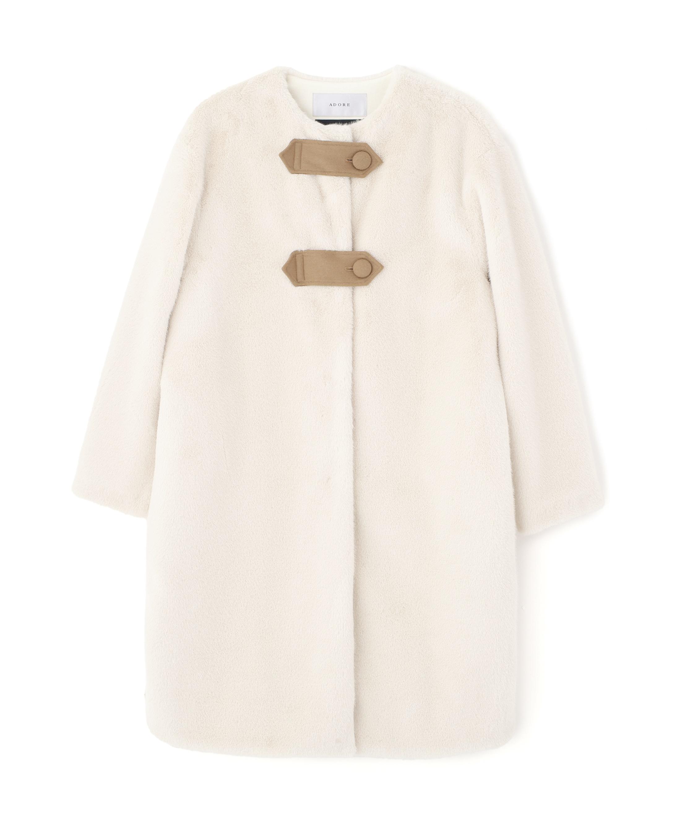 ❤️売約済み❤️ADORE アドーア ロングコート　新品　タグ付き アドーア ADORE ◇ソリッドウールリバーロングコート （トープ
