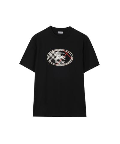 チェック ナイトスタンプ コットンTシャツ