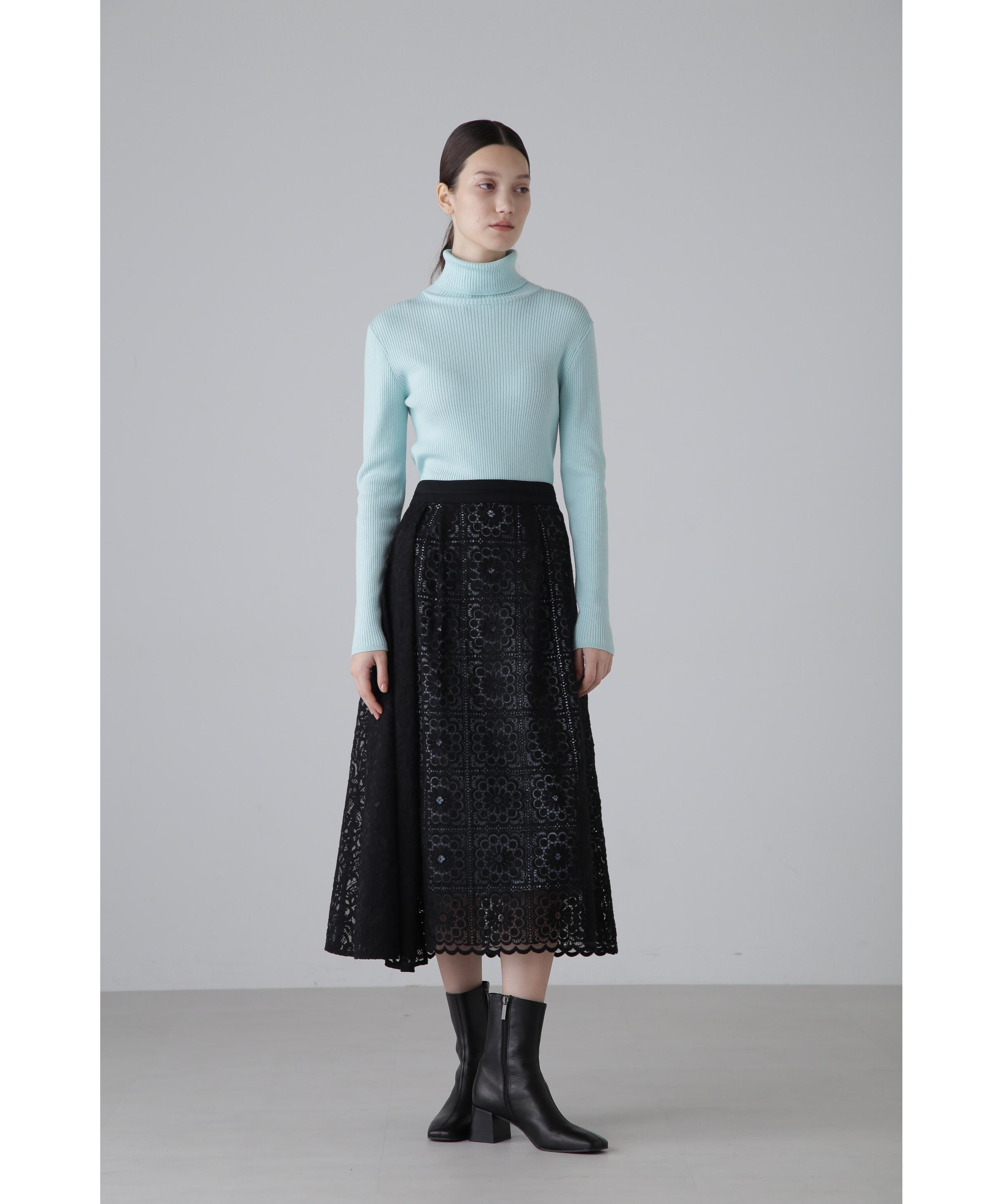 ADORE ◆ビザンチンレーススカート ブラック 36 ADORE ◆ビザンチンレーススカート ブラック 36