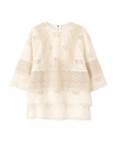 ◆ラティスエンブロイダリーブラウス