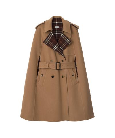 ウール ベルモント トレンチケープ