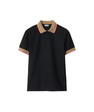 ロゴカラー コットンポロシャツ