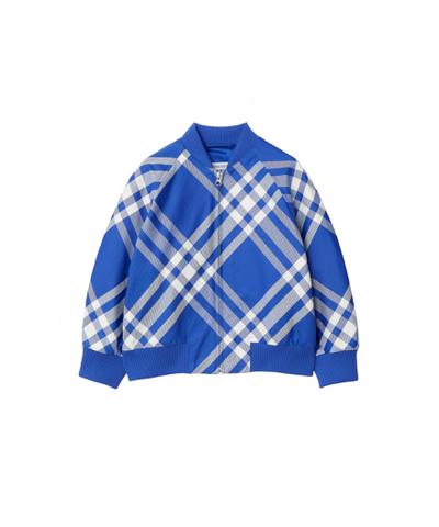 チェック ナイロン ボマージャケット