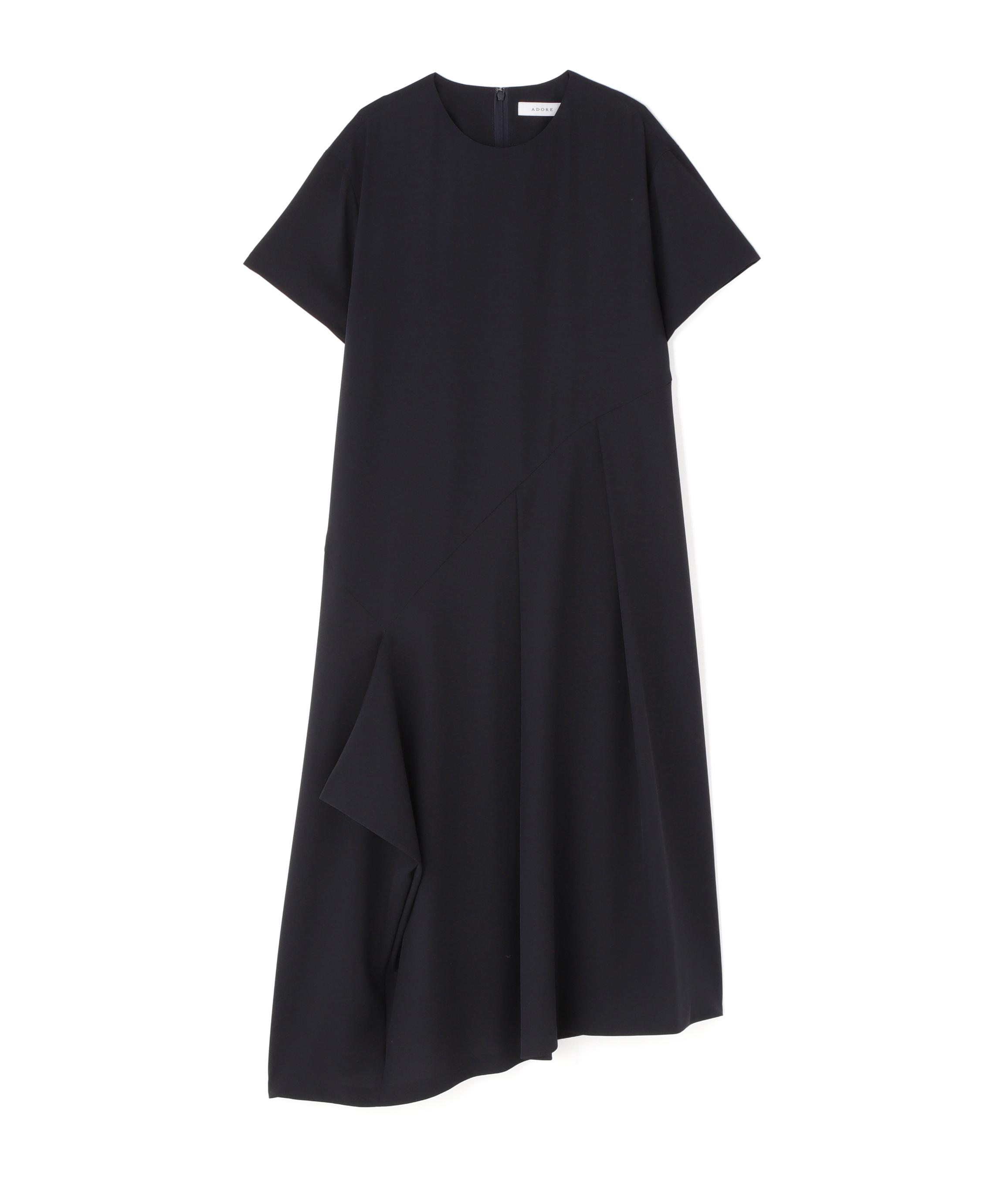 ADORE ドライタッチストレッチワンピース ネイビー 38 ADORE ドライタッチストレッチワンピース ネイビー 38