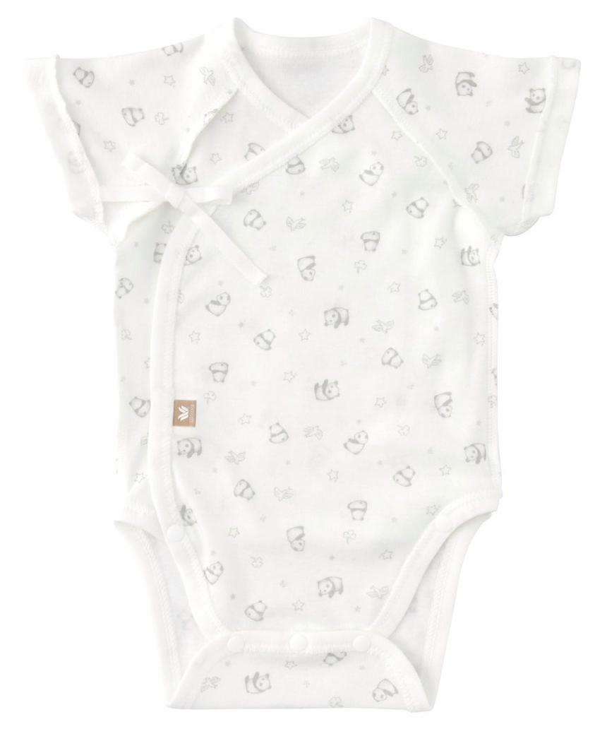 WACOALBABY ベビーロンパース(BGS377) グレー 50-60 WACOALBABY ベビーロンパース(BGS377) グレー 50-60