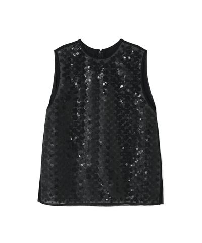 ◆フラワーシークインブラウス