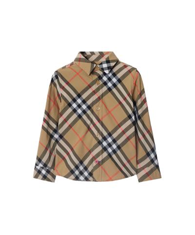 チェック コットンシャツ