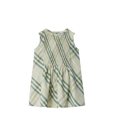 チェックコットンドレス