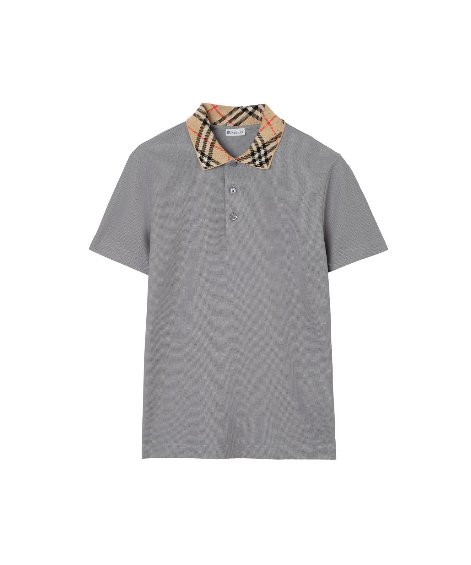 チェック コットンブレンド ポロシャツ(O10789311)｜HANKYU MEN'S