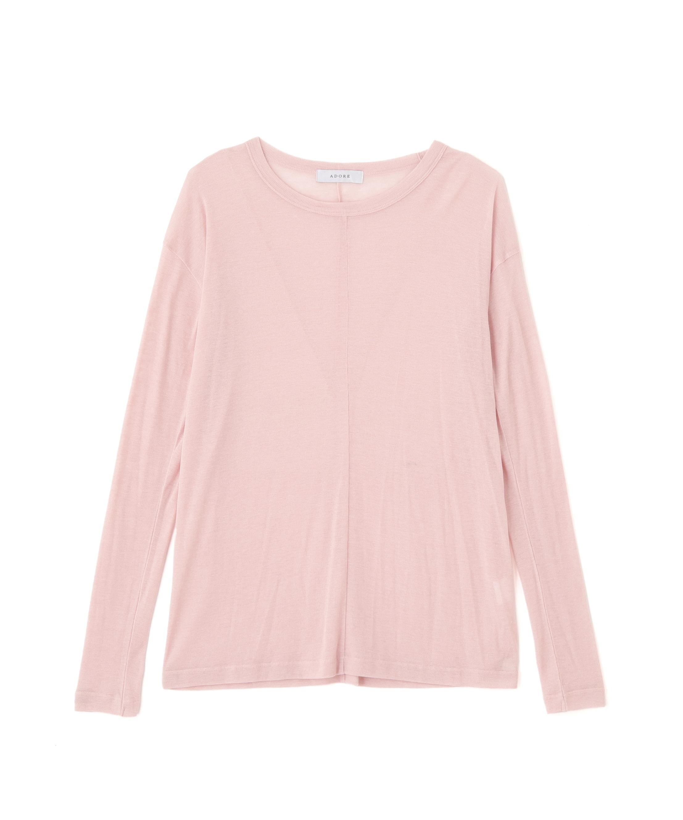 ADORE ◆ソフトハイゲージジャージートップス ピンク ３８