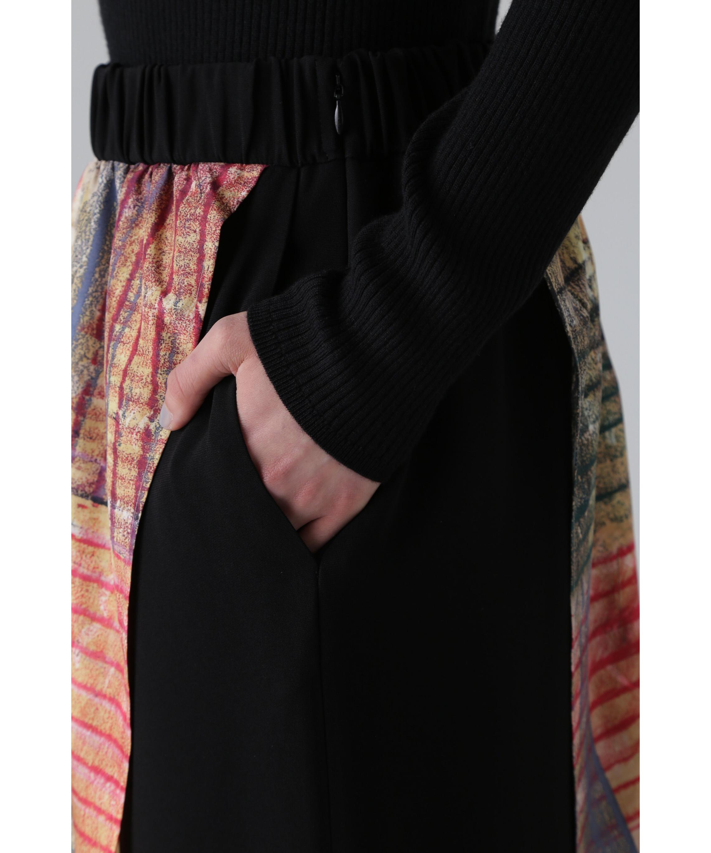 【現行品】ADORE アドーア　ドローイングチェックプリントスカート ドローイングチェックプリントスカート(O10653238)｜阪急百貨店公式