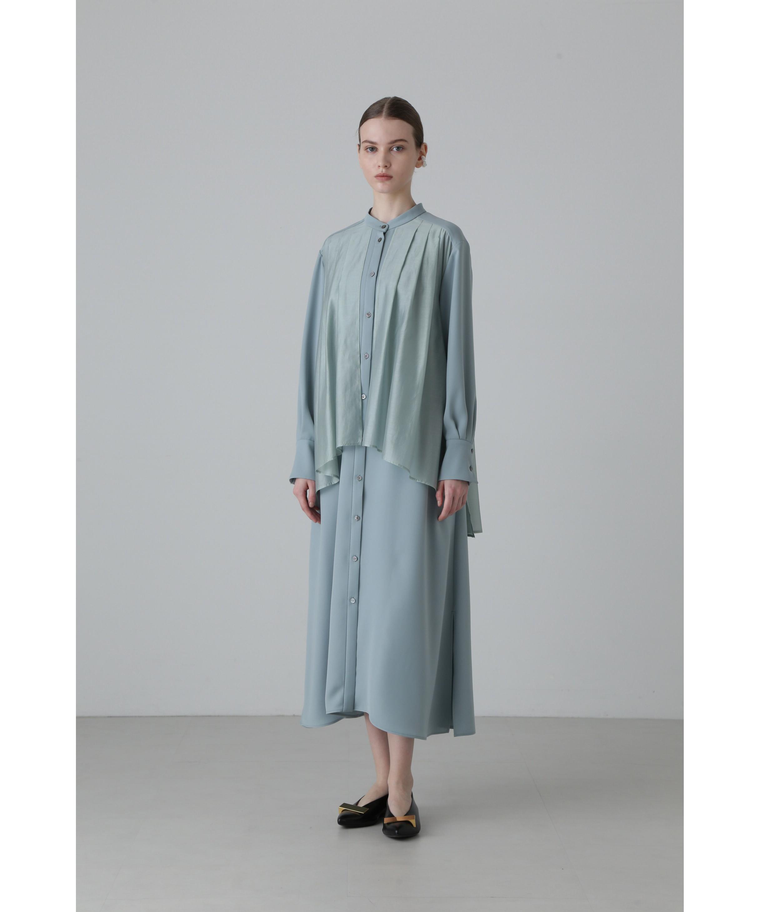 ADORE ◆パウダリードライサテンワンピース ライトグリーン 38 ADORE ◆パウダリードライサテンワンピース ライトグリーン 38