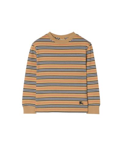 ロングスリーブ アイコンストライプ コットンTシャツ