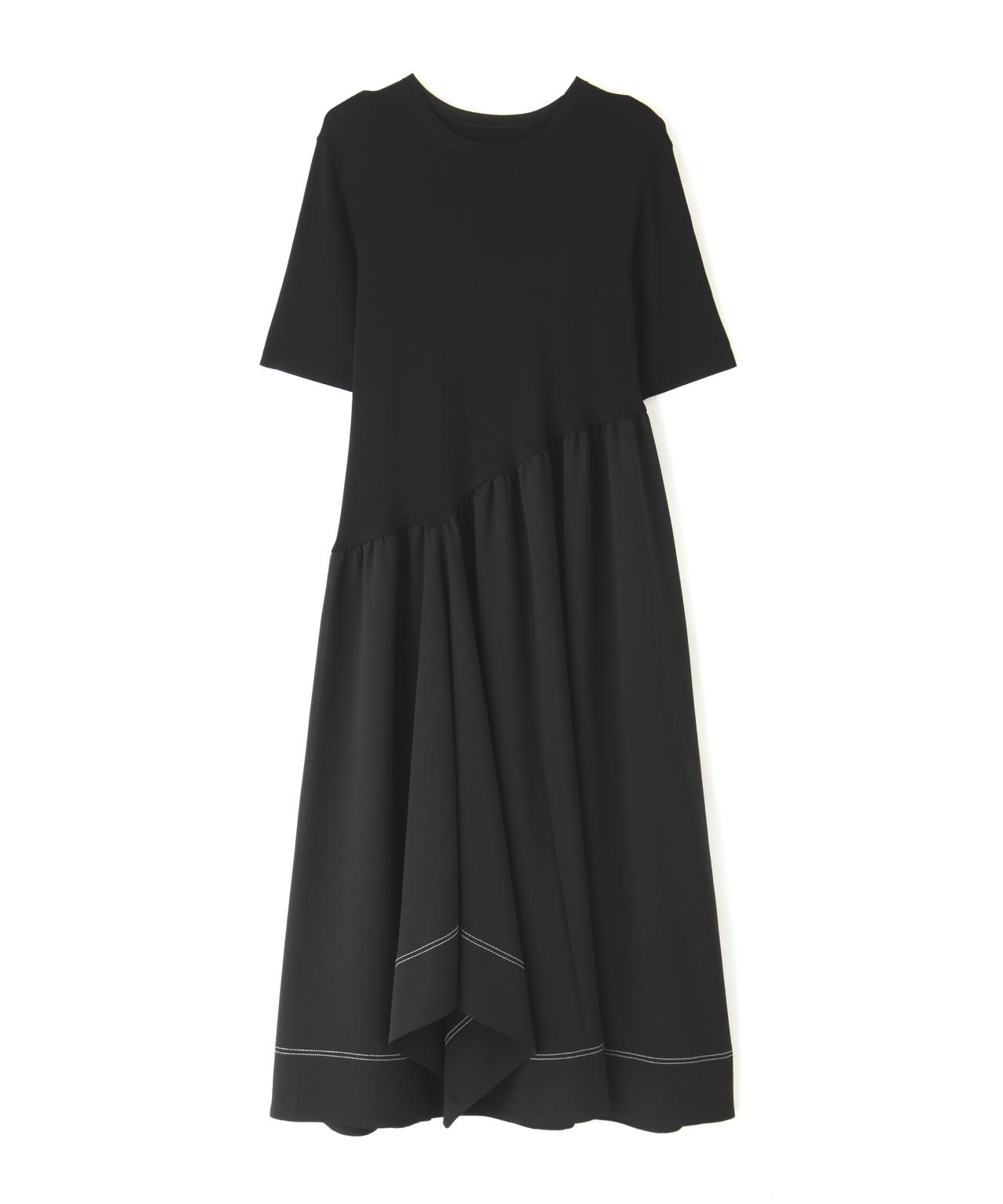 新品・未使用ADORRワンピース rienda | オーバーカラーZIPフレアOP (ワンピース(ミニ