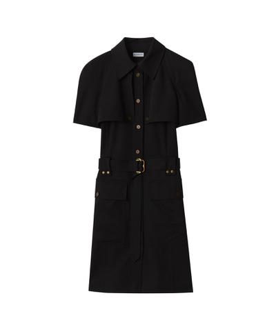 ウール トレンチドレス