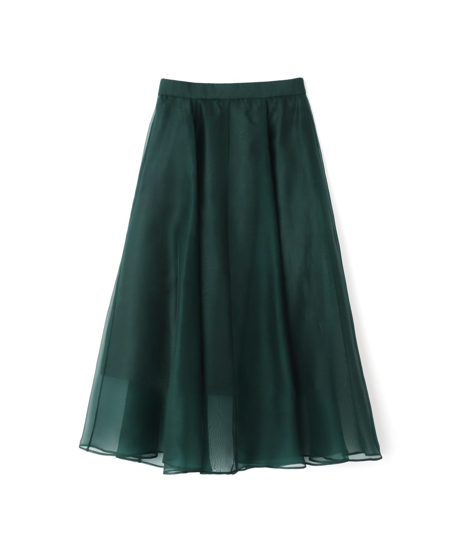 ADORE シアーオーガンスカート グリーン 36 ADORE シアーオーガンスカート グリーン 36