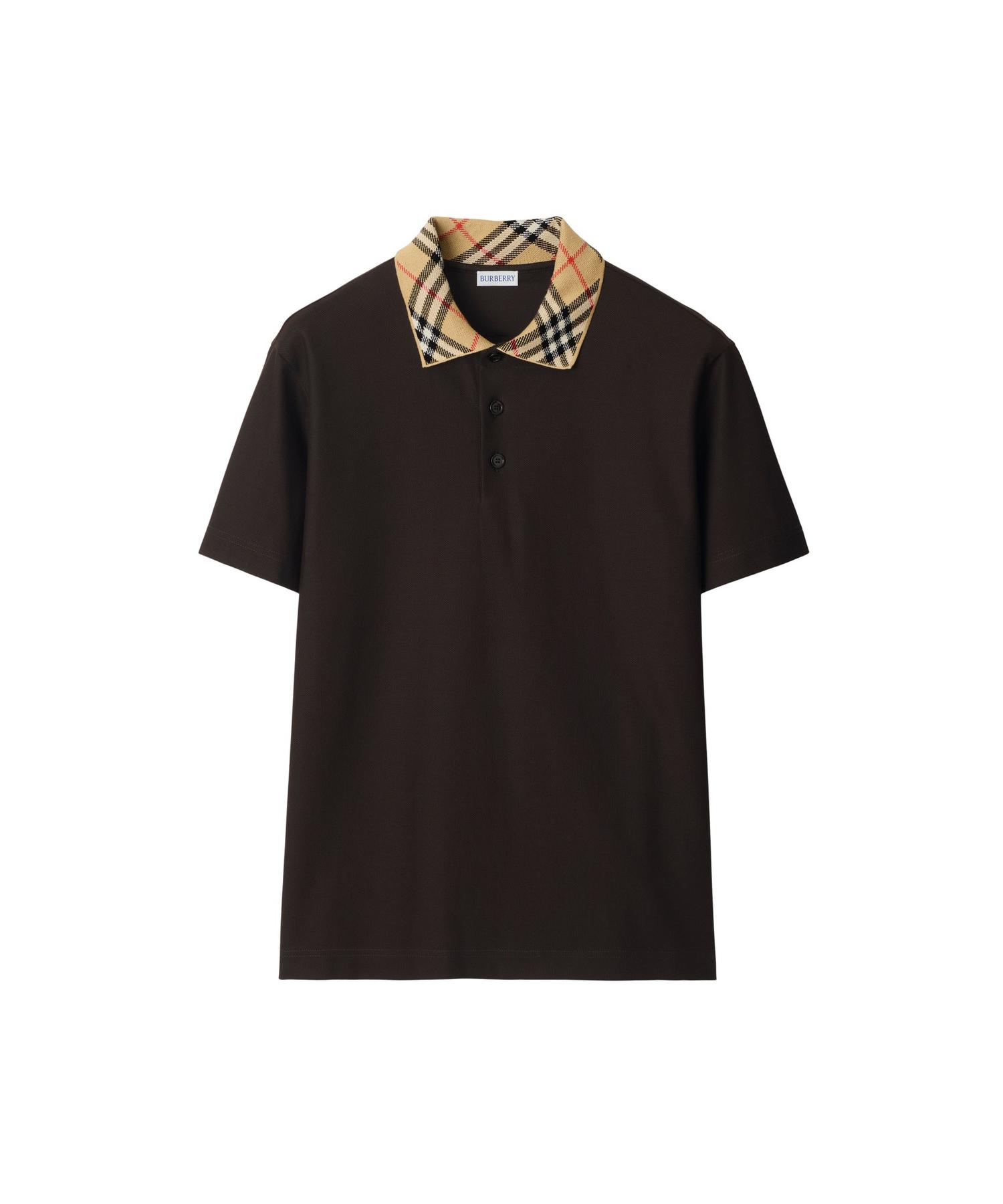 チェックカラー コットンポロシャツ(O10724464)｜HANKYU MEN'S