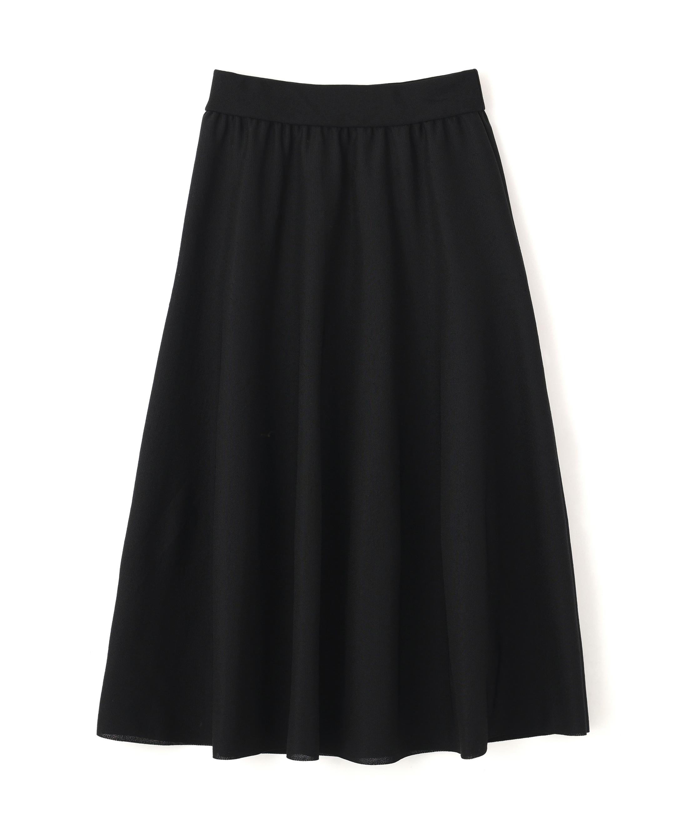 ADORE シアーフォルムドニットスカート ブラック 38 ADORE シアーフォルムドニットスカート ブラック 38