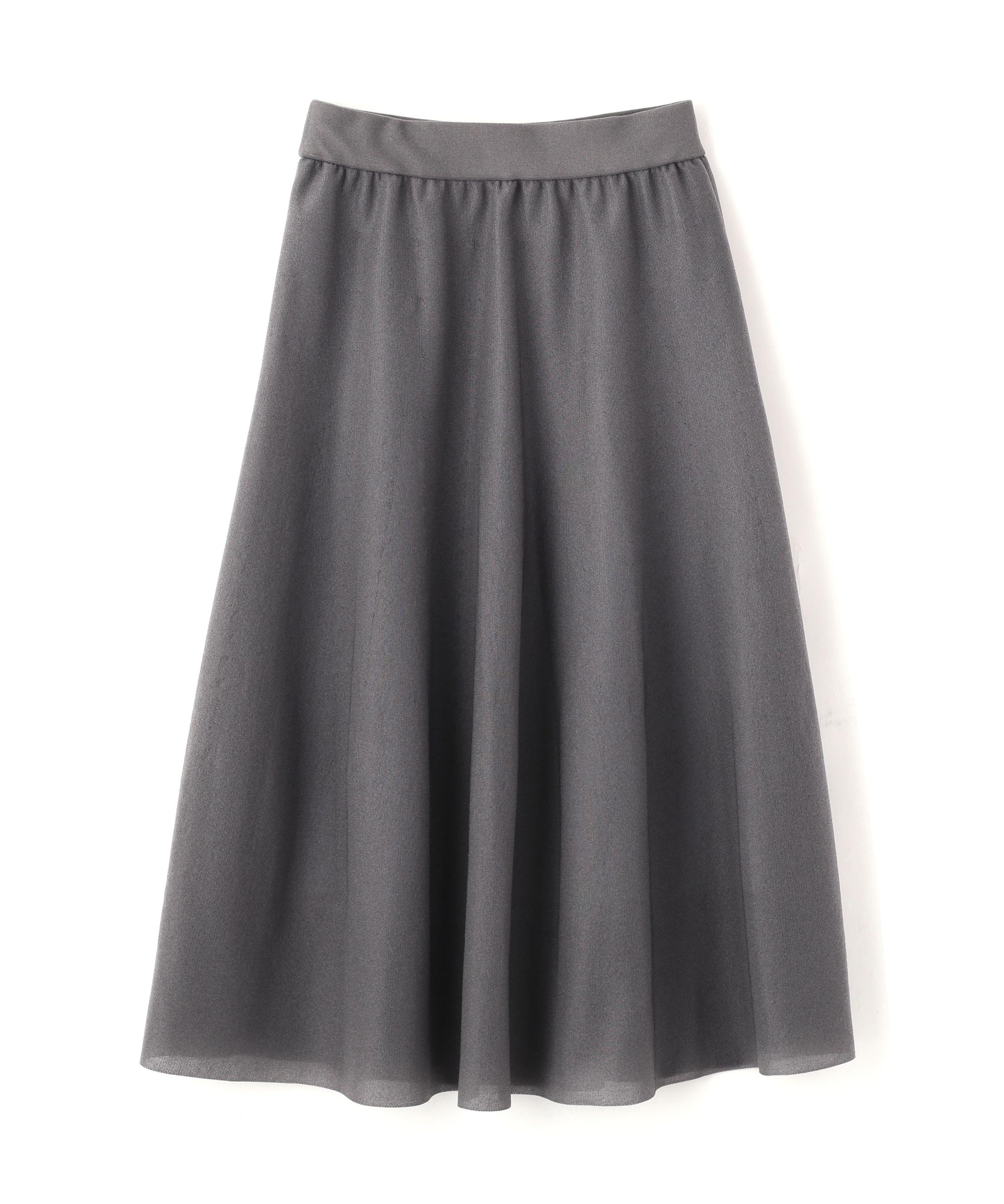 ADORE シアーフォルムドニットスカート グレー 38 ADORE シアーフォルムドニットスカート グレー 38