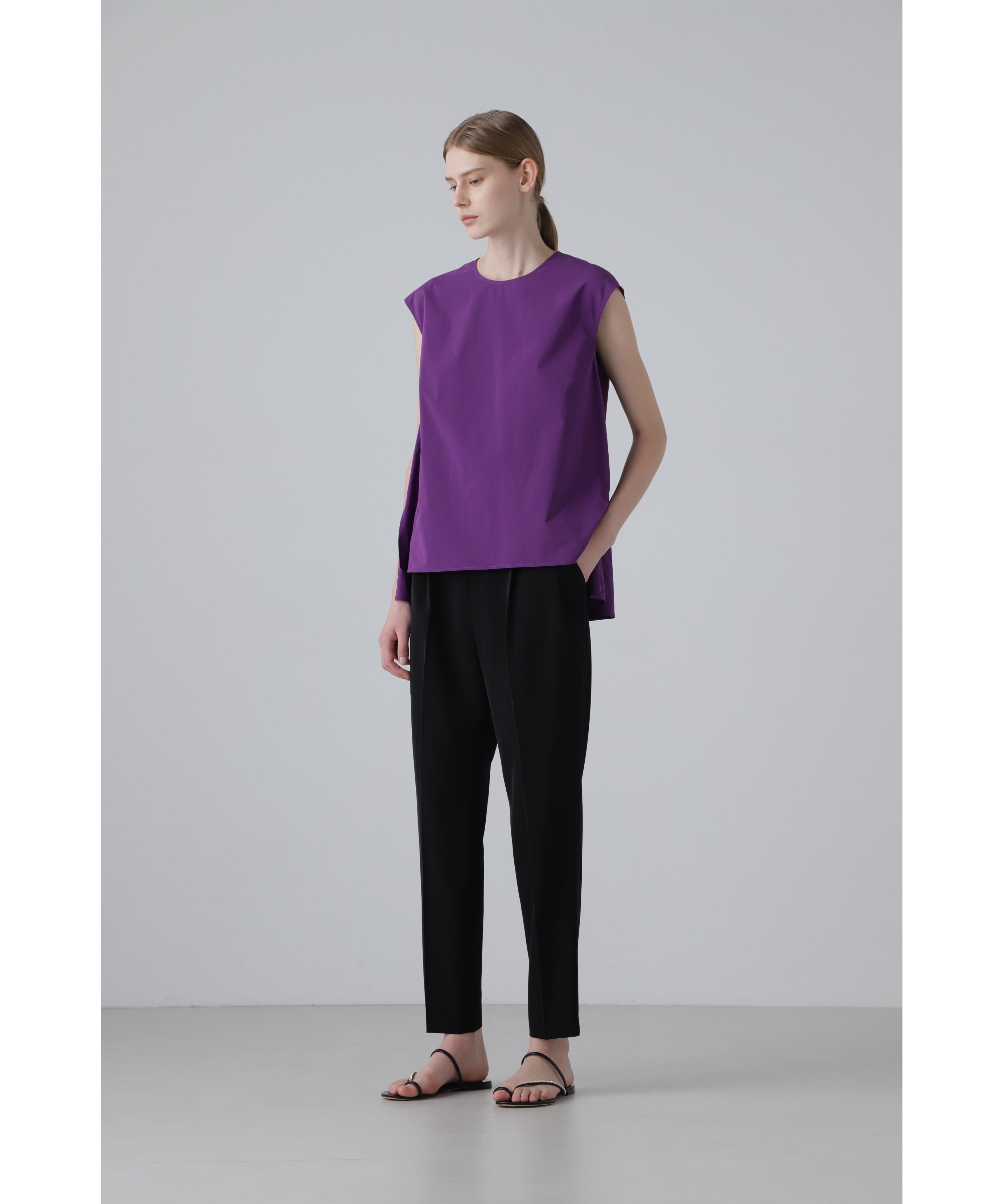 ADORE ◆ストレッチポプリンパンツ ブラック ３６