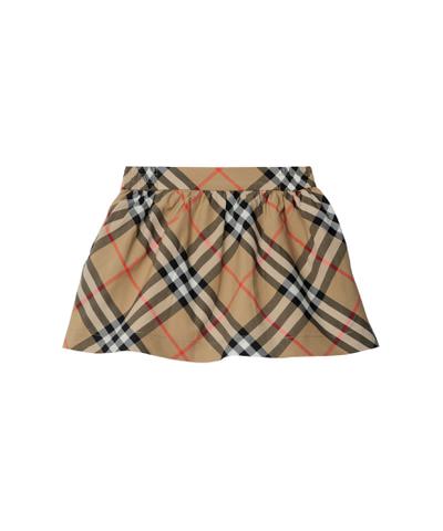 チェック コットンスカート