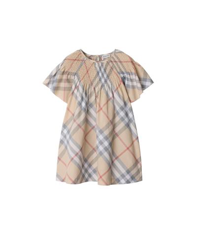 チェックコットンドレス