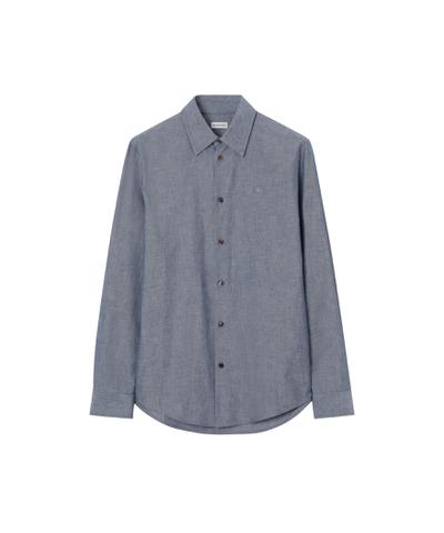 レギュラーフィット コットンブレンドシャツ