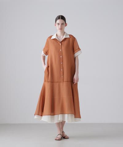 ソフトオーガンジーワンピース