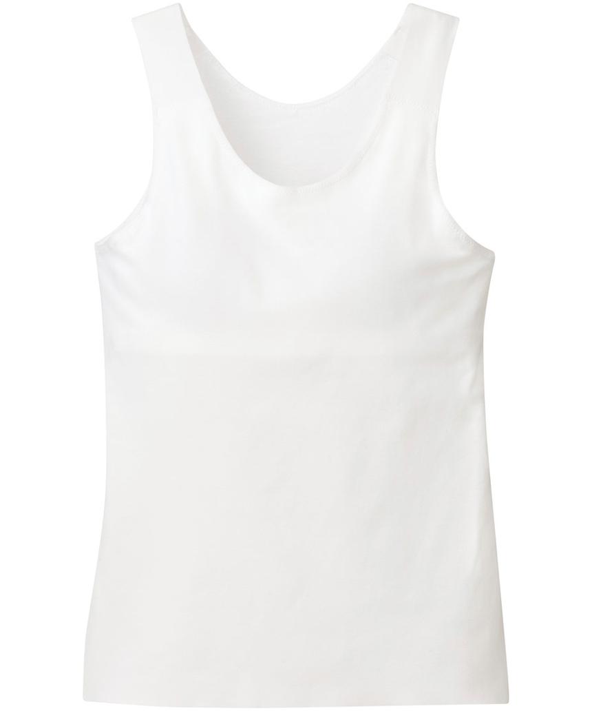 WACOALJUNIOR ジュニアブラトップ(ノースリーブ)(CZX223) ホワイト 2S WACOALJUNIOR ジュニアブラトップ(ノースリーブ)(CZX223) ホワイト 2S