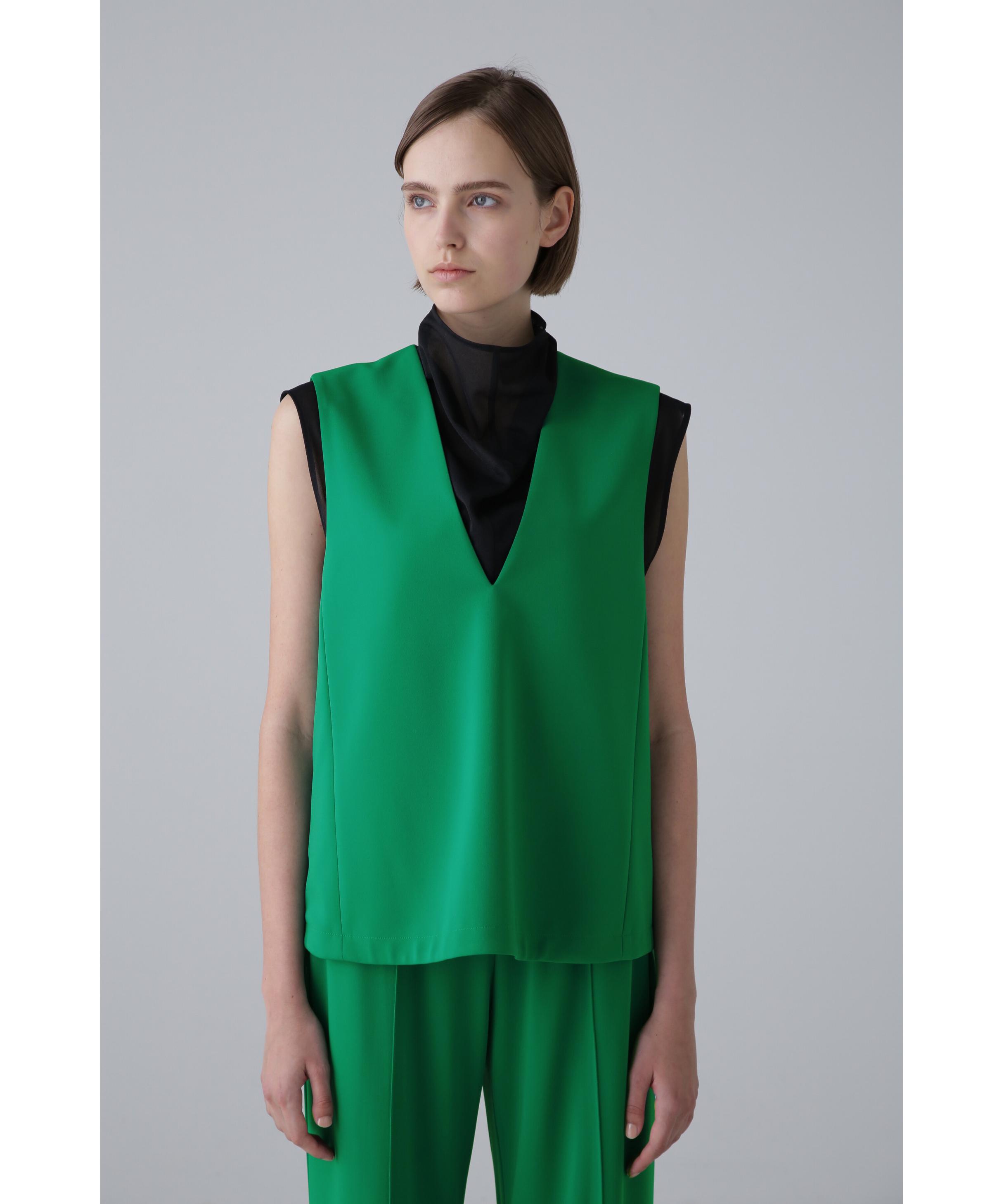 ADORE ◆マットポンチカットソー グリーン 38 ADORE ◆マットポンチカットソー グリーン 38