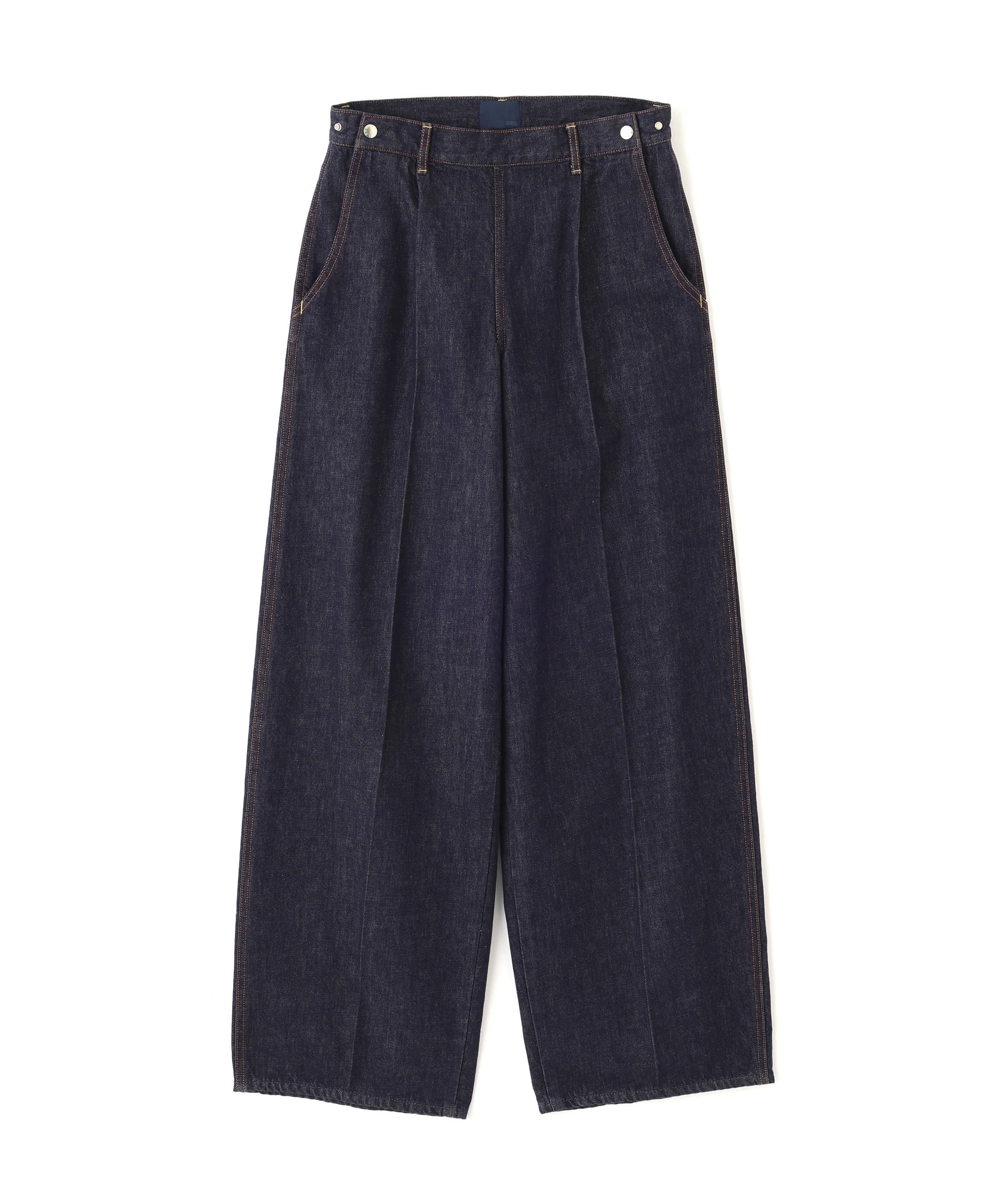 ADORE 「SERGE」Wサイドジップパンツ ネイビー 38 ADORE 「SERGE」Wサイドジップパンツ ネイビー 38