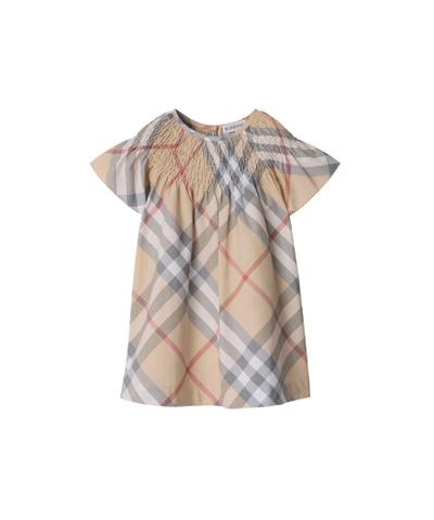 チェックコットンドレス