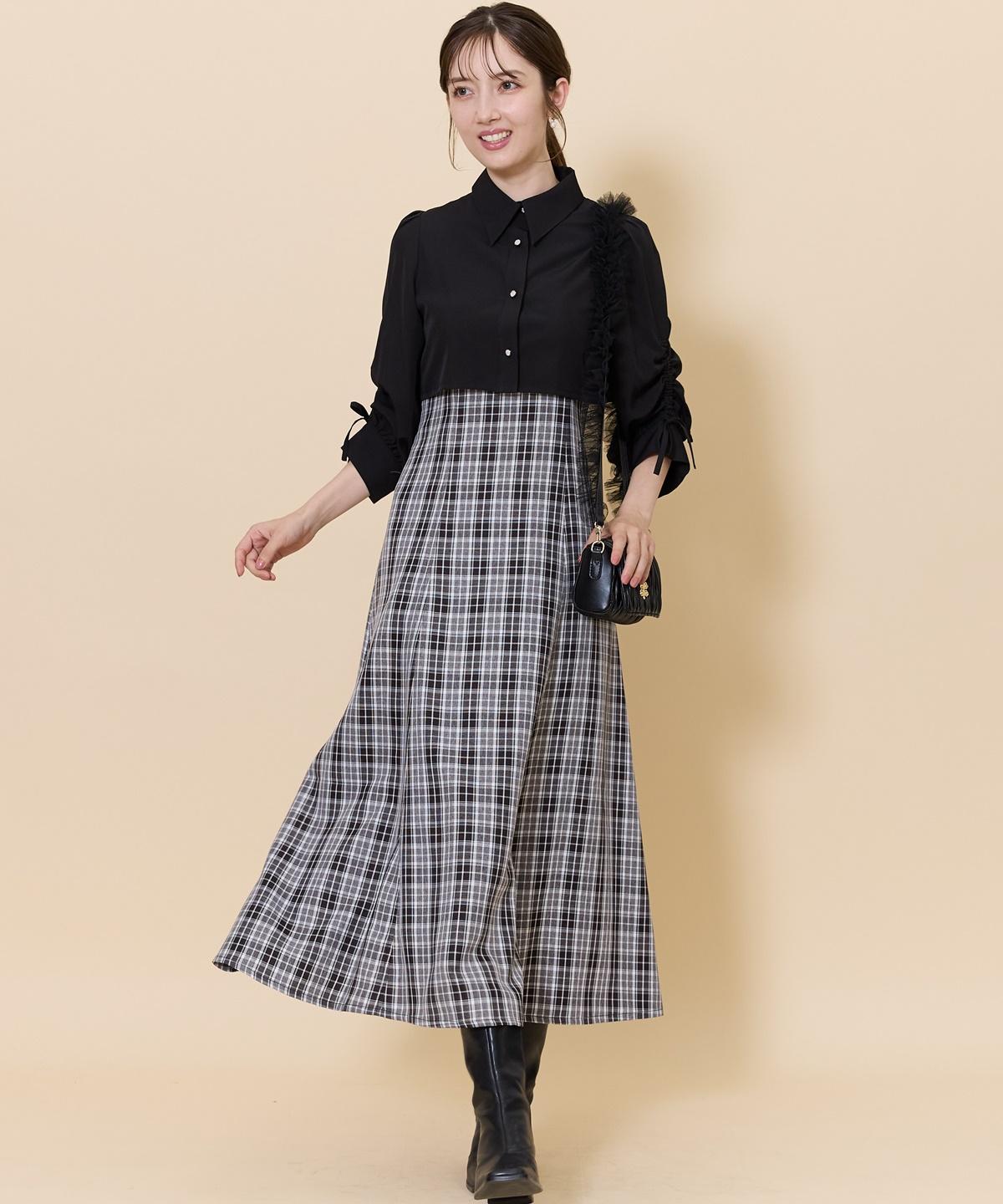 SOOR PLOOM enola チェック柄スカート 4yr/104cm